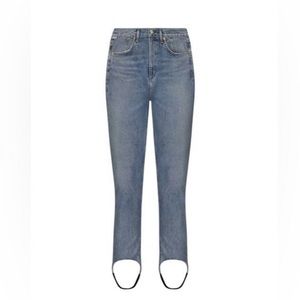 Citizens of Humanity Valerie High Rise Tapered Jean - Stirrups have been cut out